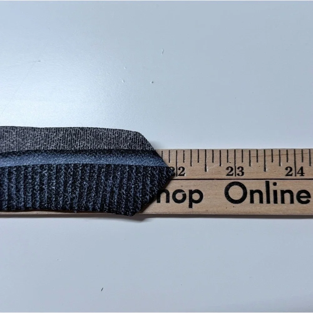 Don Jonathan Blue‎ Gray Striped Necktie Retro Executive Office Core Power Tie